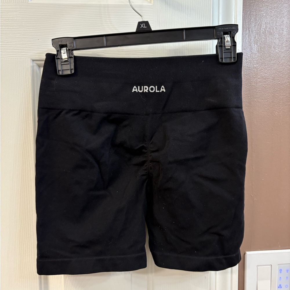 Aurora Black Biker Shorts